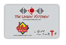 The Union Kitchen logo over grey background